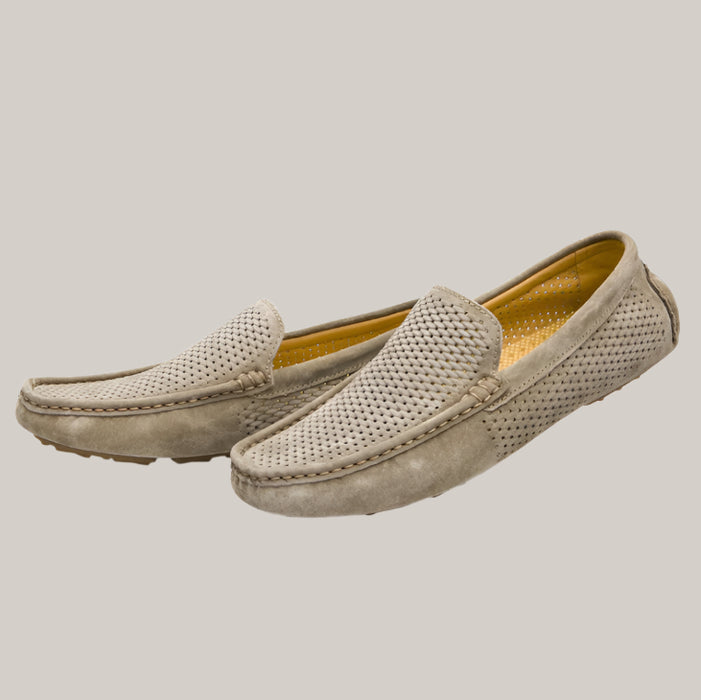 Phanish Classic Loafer Shoes Khaki
