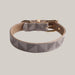 PU Leather Pet Collar Grey