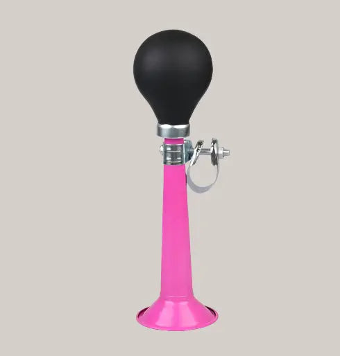 Bicycle Squeeze Bulb Horn – 7/9 in., 6 Colors Pink 7 inches