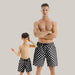 Parent Child Swimwear Quick Drying Beach Pants Wave point