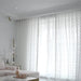 Light Luxury Polyester Curtain with Gold Beads