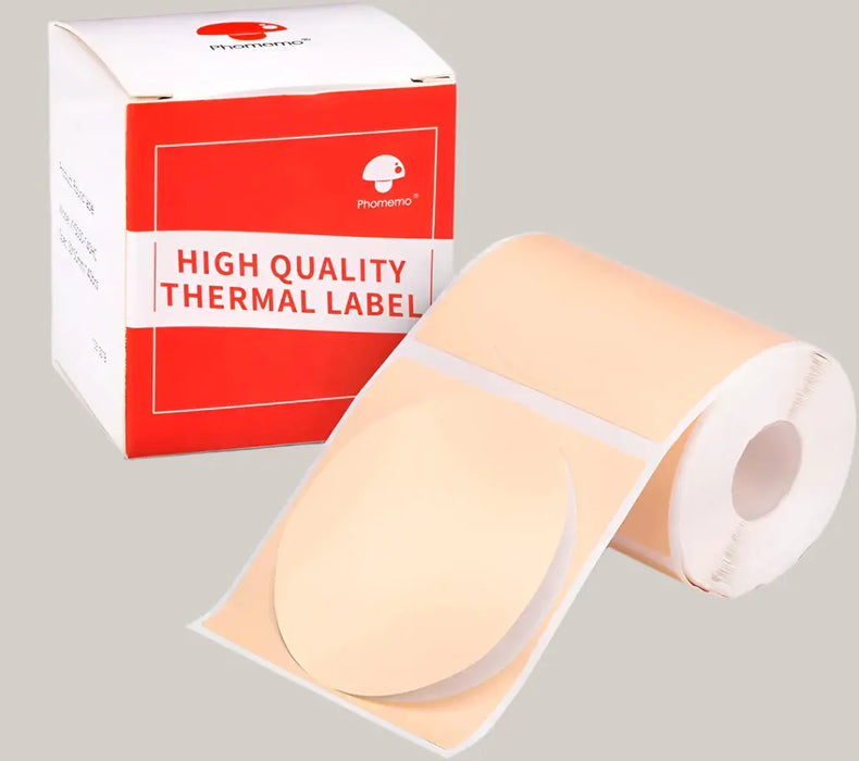 New Handheld Bar Code Printer Khaki Round 50X50mm