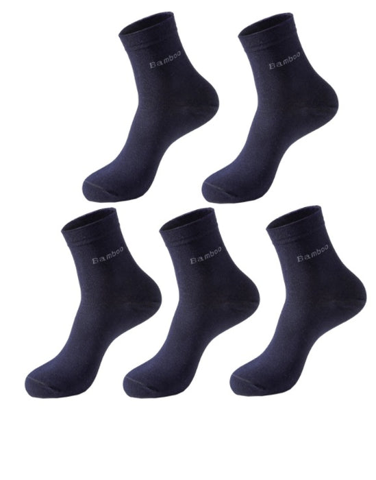 Solid Color Socks Men's