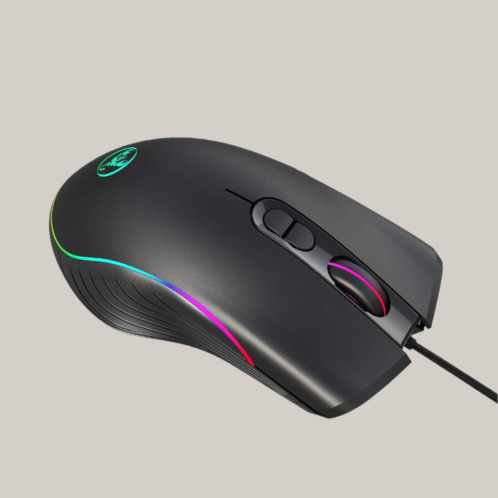 LED-Lit Wired Gaming Mouse A867RGB macro programming