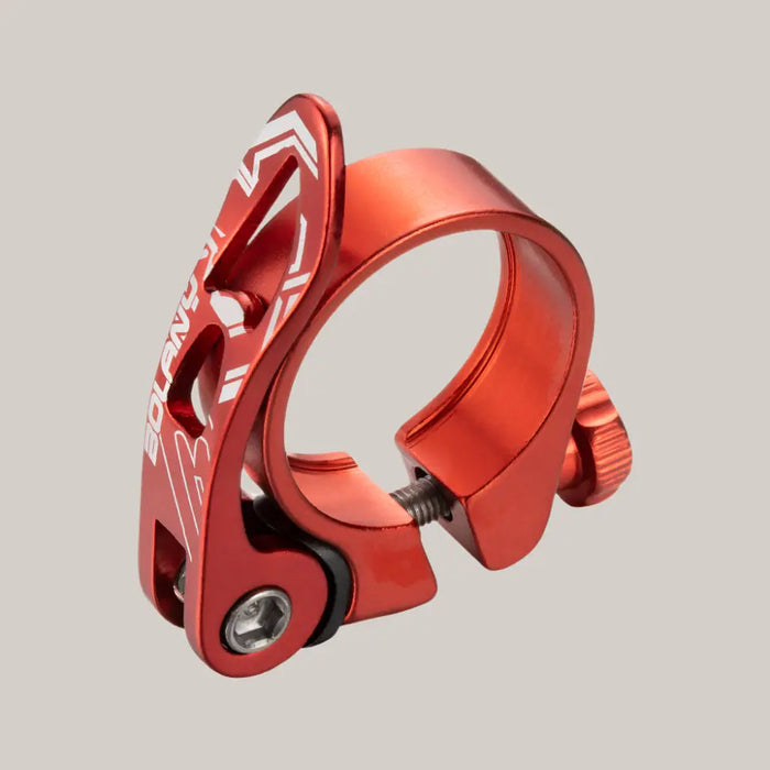 Bicycle Seatpost Clamp – 31.8/34.9 mm, 4 Colors Red