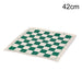 PU Leather Chess Board Mat – 42 × 42 cm, Board Only