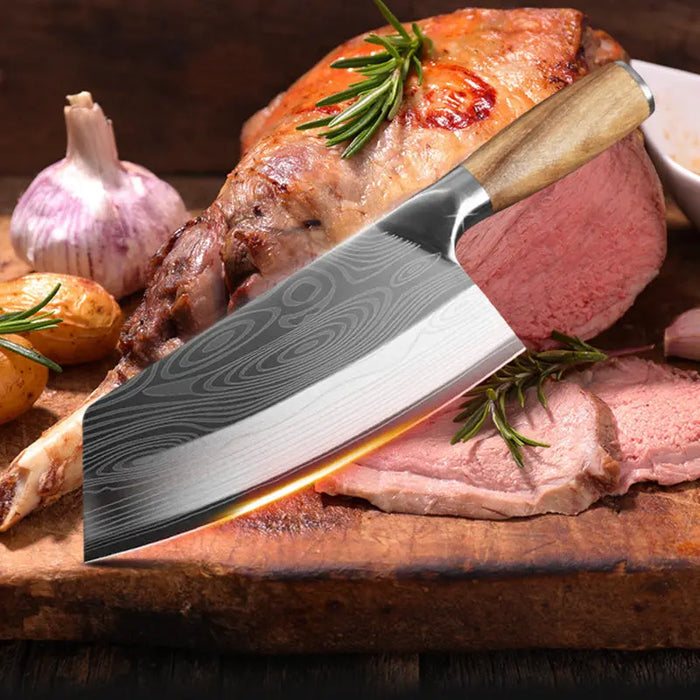 40Cr13 Stainless Steel Kitchen Knife, 32 cm