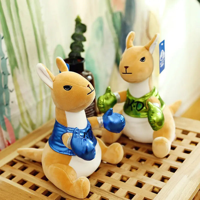 Boxing Kangaroo Plush Toy – 25 to 101 cm, 3 Colors