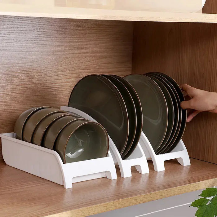 Plastic Countertop Plate and Bowl Draining Rack