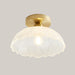 Iron and Glass E27 Entryway Lamp