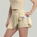 Pleated Tennis Skirt Light Camel