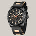 Silicone-Strap Everyday Watch Black