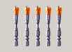 65 mm Magnetic Nut Driver Bit – 10 mm, 6 Options Orange