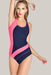 Sport swimwear one piece woman suits L