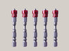 65 mm Magnetic Nut Driver Bit – 10 mm, 6 Options Red