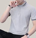 New Autumn Clothing Men T-shirt Gray