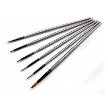 6 Pieces Suit Nylon Hair Brush Sketch Painting