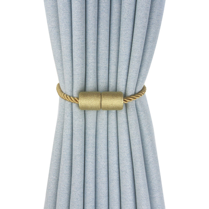 Modern Polyester Curtain Tieback Gold