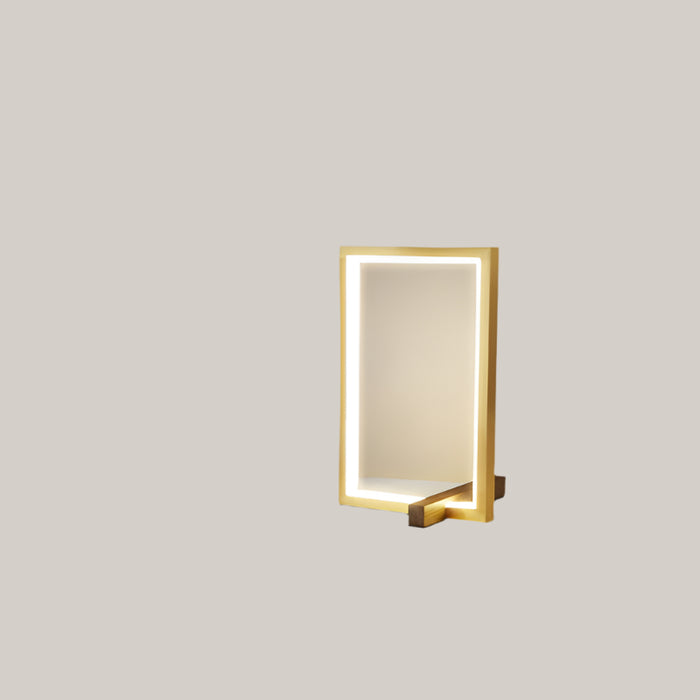 Copper Table Lamp with Three-Color Lighting, 12W