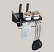 Anodized Aluminum Wall-Mounted Kitchen Storage Rack 3style 40cm