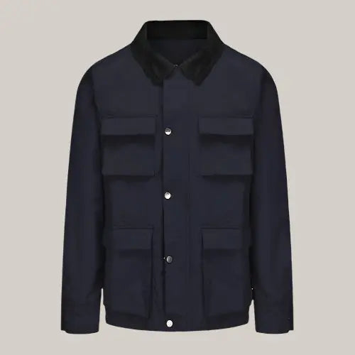 Fashion Solid Color Zipper Jacket Jacket Men