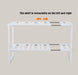 2-Tier Extendable Stainless Steel Kitchen Sink Rack White