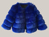 S-3XL Mink Coats Women Winter Blue