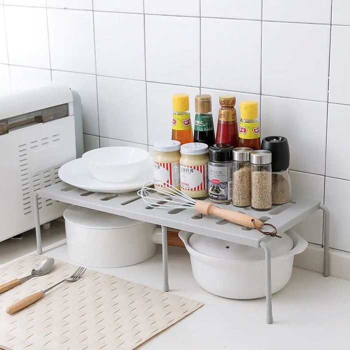 Stackable Extendable ABS Storage Rack