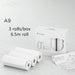 Mini Bliuetooth Wireless Thermal Printer 6.5m 3 rolls set A9 white