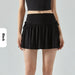 Running Badminton Yoga Skirts Women Black