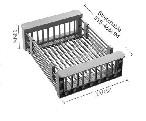 Stainless Steel Over-the-Sink Drain Basket