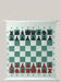 Large Leather Chess Set – 66 × 77 cm, Storage Bag Included