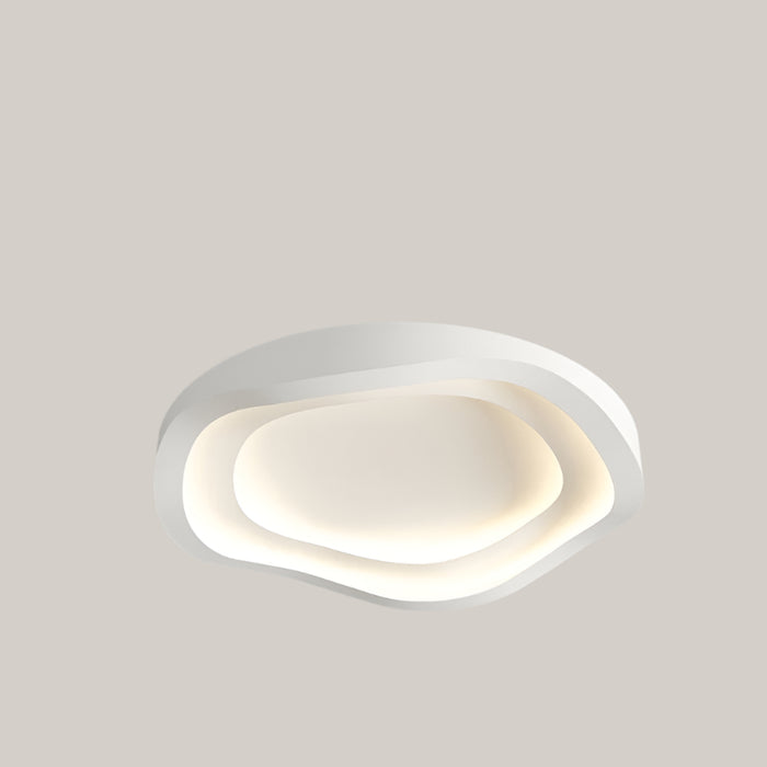 Dimmable Three-Color LED Ceiling Lamp White 40CM