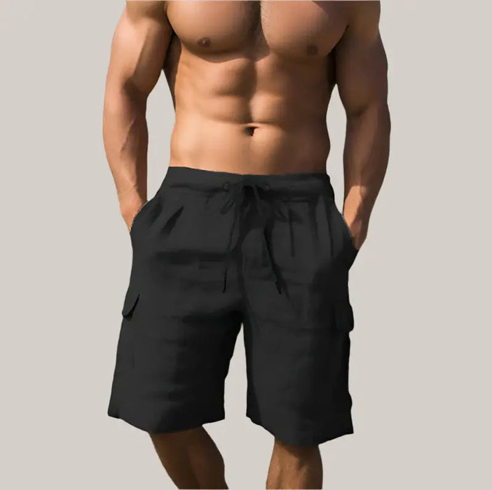 Men's Stylish Beach Shorts Black