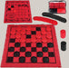 Giant Checkers Board Game Suit Red 66x66