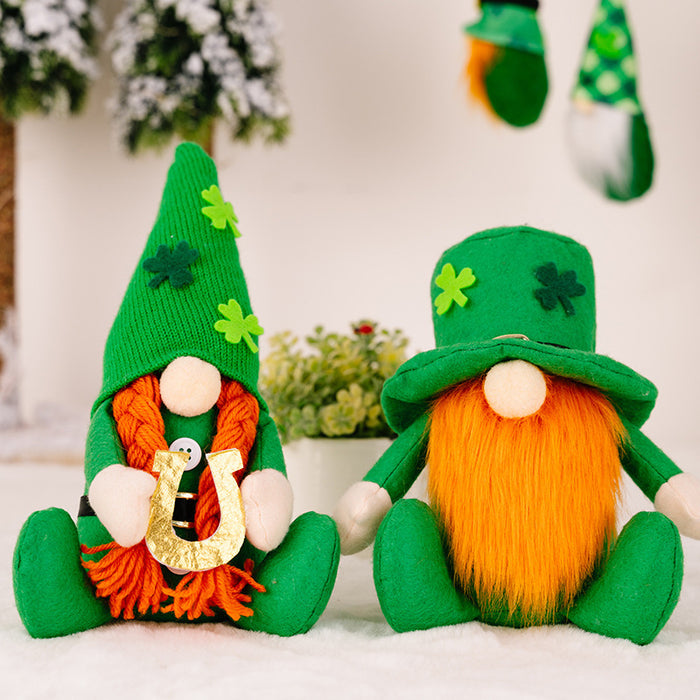 Rudolph Action Figure Green Doll Dwarf Ornament