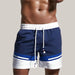 Brand Board Shorts Men Navy blue
