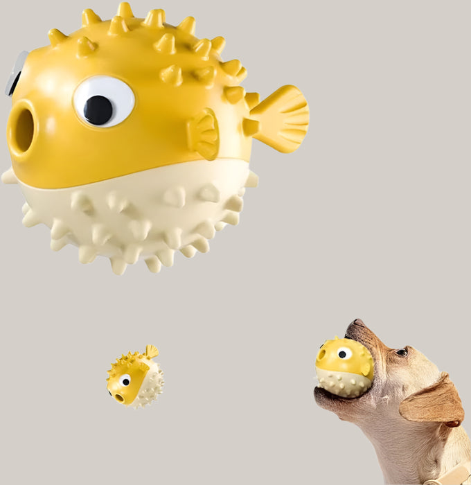 Educational Dog Toy Yellow