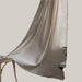 Beige Polyester Tassel Curtain Panel