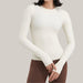 Yoga Clothes Women's Running Top Light Ivory