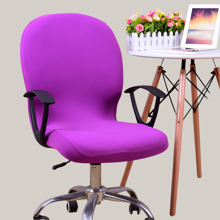 Protective Computer Chair Cover Violet Default