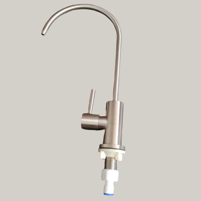 Stainless steel kitchen faucet