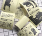 Mini Bliuetooth Wireless Thermal Printer 3pcs thermal paper Yellow