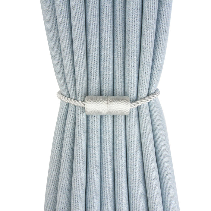 Modern Polyester Curtain Tieback White