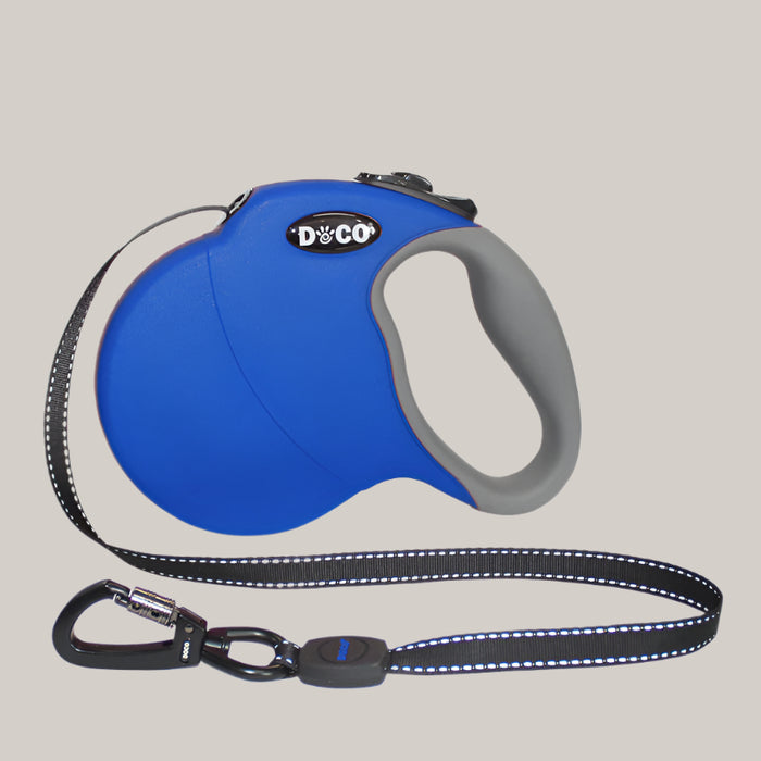 Automatic Retractable Dog Leash Blue