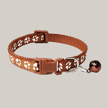 Bell Collar for Cats and Dogs Chocolate