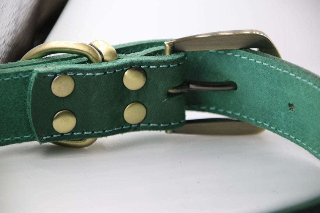 Dog Cowhide Collar