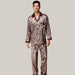 Silk pajamas set Photo Color