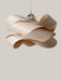 Japanese Solid Wood and Glass LED Chandelier