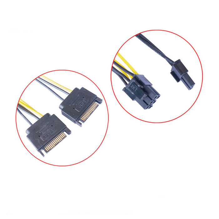 Home Fashion Minimalist Graphics Card Power Cord